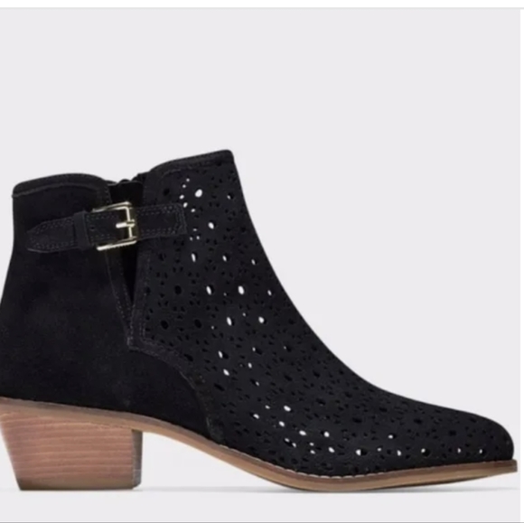cole haan willette perforated bootie